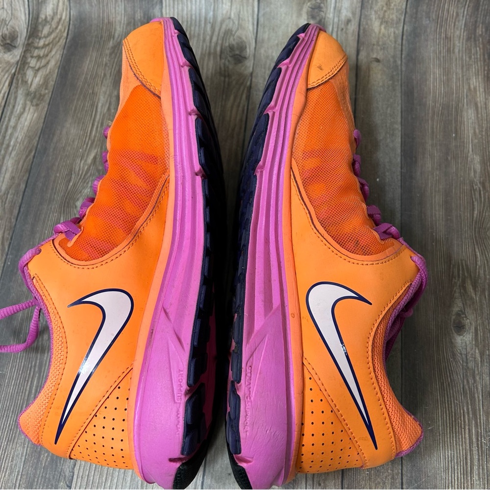 Nike Orange and Purple Athletic Shoes - Picture 6 of 10